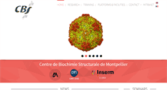 Desktop Screenshot of cbs.univ-montp1.fr