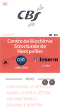 Mobile Screenshot of cbs.univ-montp1.fr