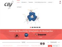 Tablet Screenshot of cbs.univ-montp1.fr